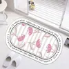 Alfombra de Cachemira Sintética, Felpudo, Alfombrilla de Mesita de Noche, Felpudo Absorbente para Entrada de Baño, Felpudo para Entrada, Alfombra Pequeña, Hecho a Medida