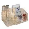 Caja de Almacenamiento Cosmético Escritorio Acrílico Transparente de Alta Calidad Caja para Cuidado de la Piel Caja para Brochas Caja para Labiales Tocador