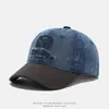 Gorra vaquera para bebé de 1 a 3 años, sombrero de sol casual versátil, gorra de béisbol con bloques de color, gorra de béisbol de otoño para niños estilo coreano