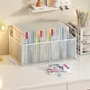 Estante de almacenamiento para mochilas escolares, carrito móvil para libros, soporte metálico para bolsas al lado de la mesa, estantería de almacenamiento con ruedas debajo del escritorio