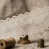 217715 Barra de Renda Bordada DIY Decoração de Barra de Saia de Algodão Barra de Saia Lavada Tecido para Vestuário Atacado