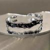 Pulsera Estilo Oscuro Estrella Diseño de Nicho Joyería para Manos Simple Versátil Lujo Accesible Estilo Frío Pulseras para Hombres y Mujeres