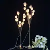 Arte de Hierro Galvanizado para Bodas, Árbol de Manzana de 11 Cabezas, Guía de Camino, Bolas de Luz, Iluminación de Escenario para Bodas, Decoraciones, Iluminación para Decoración de Fiestas