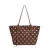 Nova bolsa de moda para o início do outono de 2026, bolsa de mão estilosa de bolinhas, bolsa tote única estilo coreano, bolsa de ombro grande para o dia a dia