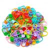 Hebillas de Marcado de Colores, Herramientas y Accesorios para Tejer a Mano, Suéteres de Punto, Bufandas, Hebillas Pequeñas de Plástico, Agujas, Hebillas de Joyería para Contar