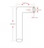 Tubo Curvo de Silicona de Grado Alimenticio en Forma de L de 90 Grados Tubo de Silicona para Purificador de Agua Resistente a Altas y Bajas Temperaturas Tubo Conector en Ángulo Recto para Dispensador de Agua