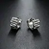 Brincos de Argola Cruzados de Zircônia Transfronteiriços para Homens, Brincos de Argola Lisos, Presilhas de Orelha de Raio, Pingentes de Orelha, Acessórios de Orelha para Mulheres, Amostra de Live do TikTok