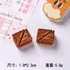 Galletas de gatito simuladas, exquisitos juguetes de comida en miniatura, decoraciones para casa de muñecas, accesorios de resina de galleta, accesorios de resina para manualidades