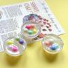 Juego de simulación de snacks creativo fino luminoso tazón de postre tangyuan joyería horquilla colgante adornos para coche accesorios