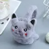 Inverno versão coreana do cartão de coleta desenho animado aplique senhoras orelheiras de pele de coelho estudantes cabeça-vestida orelheiras grossas quentes atacado