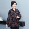 Corpo especial 200kg meia-idade e idosos mais gordura plus size roupas femininas mãe Primavera e outono camisa casaco oversized avó casaco