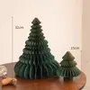 Nueva Decoración Origami de Navidad Utilería de Escena para Sesión Fotográfica Decoración Navideña Adornos para Árbol de Navidad Diseño de Escritorio