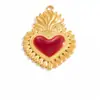Accesorios para joyería DIY transfronterizos Colgante de collar de amor estilo gótico medio Colgante de acero inoxidable de oro de 18 quilates Colgante único en stock