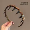Diadema de Ola de Corona Alta para Mujer 2026 Nuevo Pinza para el Cabello con Dientes Antideslizante Diadema de Presión para el Cabello para Uso Diario Accesorios para el Cabello