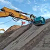 Compactador de tambor retroexcavadora compactador vibratorio de tambor excavadora de nueve estrellas compactador hidráulico de tambor depósito