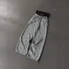 Calça Casual Tendência Estilo Americano Cintura Dupla Estampa de Letras Streetwear Punk Hip-Hop Y2K Outono