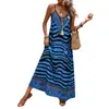 Amazon Europa Transfronterizo Suelto Elegante Vestido de Tirantes Festivo Verano 2026 Nuevo Estilo Cintura Ceñida Falda Adelgazante