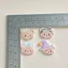 Urso de resina de desenho animado fofo Patches de acrílico Materiais para acessórios DIY feitos à mão Decorações para sapatos Cola creme Acessórios de cabelo para crianças