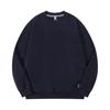 Moletom Dengjie Masculino Gola Redonda de Lã 300g Peso Pesado Casual Solto com Bolsos para Outono e Inverno