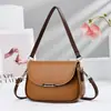 2026 Nuevo Modelo Bolso Pequeño Cuadrado de Hombro Simple, Gran Capacidad, Cuero Suave Elegante, Bolso Cruzado Conveniente de Alta Gama para Viajes Diarios