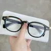 7511 Nuevo Marco Ovalado Tr Marco de Gafas Estilo Callejero Sencillo de Celebridad de Internet Marco Grueso Patas Gruesas Marco de Miopía de Alta Calidad