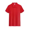 210g Color Liso Piqué Doble Piqué Hexagonal Cuello Solapa POLO Manga Corta Camiseta Camisa Publicitaria Camisa Cultural Estampado Bordado Logo