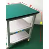 Carro de Mano Antiestático para Banco de Trabajo Móvil de Doble Capa con Cajón Portamateriales Mesa de Clasificación para Taller de Rotación Mantenimiento