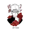 Desenho Animado Japonês Naruto Naruto Impressão por Transferência Térmica com Tinta Branca Lavável Pintura por Transferência Térmica Roupas Atacado Camiseta DIY