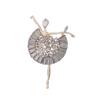 Alas de Ángel de Hada Estilo Coreano Broche Elegante Corsage de Mariposa Accesorios de Disfraz de Princesa de Ballet Lazo con Pedrería