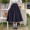 Falda midi de línea A de cintura media, nuevo modelo 2026, que cubre la cadera, adelgazante, por encima de la rodilla, versátil falda plisada de mariposa para personas petite