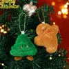 Pingente de Pelúcia de Natal Original, Chaveiro Fofo de Velhinho e Boneco de Neve, Decoração de Bolsa, Presente de Boneca Venda por Atacado