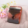 Piano de Pulgar Kalimba 17 Tonos 21 Tonos Piano de Cinco Dedos para Niñas Principiantes Instrumento Musical de Cristal Piano de Pulgar de Tablero Único