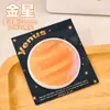 Notas Adhesivas Lindas Serie Planetas Notas de Mensaje para Estudiantes Tierra Redonda de Aspecto Elegante Luna Pegatinas N Veces