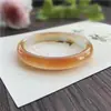 Pulsera de ágata calcedonia color Hielo Natural pulsera de calcedonia color miel pulsera para mujer pulsera de ágata jade pulsera