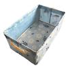 Caja de Almacenamiento con Marco de Acero y Diseño de Margarita Pequeña Armario Ropa Pantalones Caja de Fijación por Capas Artefacto Caja de Almacenamiento de Tela Plegable