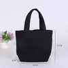 Bolsa de Lona Lisa para Compras en Stock Bolsa Pequeña de Lona Estilo Coreano Bolsa de Lona Promocional para Estudiantes Práctica Bolsa de Algodón para Salidas