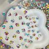 Caramelo Refresco Apilado Joyería de Pedrería Diamante Grande Corazón Deslumbrante Accesorios para Uñas Decoración de Uñas Pequeña Venta al Por Mayor Ins Estilo Popular