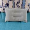 Almohada Inflable de Flocado de PVC en Stock, Cojín de Viaje Empaquetable para Siesta al Aire Libre, Almohada Portátil de Soporte para el Cuello para Avión, Almohada Cuadrada Pequeña