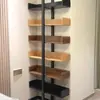 Estantería de Madera Maciza de Múltiples Niveles, Estilo Nórdico, de Pie, sin Instalación, Estantería Creativa para Apartamentos Pequeños, Estante para Libros Ilustrados Infantiles, Estante Divisor