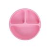 Nova tigela de compartimento de suplemento alimentar para bebês de talheres de silicone quatro ventosas reforçadas placa de aquecimento antiderrapante resistente a quedas