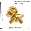Colección de Año Nuevo 2026: Broche de Cordero del Zodiaco Dorado, un pasador elegante y con estilo para mujer, perfecto como accesorio o regalo de Año Nuevo