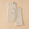 Guantes de Punto de Cachemira 100% Puro para Mujer, de Cinco Dedos con Pantalla Táctil, Cálidos, Engrosados, a Prueba de Frío, para Ciclismo