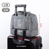Bolsa de viagem de camada dupla portátil à prova d'água unissex, bolsa separada para armazenamento de roupas secas e molhadas, fitness, natação