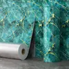 Adesivos de Parede Imitação Azulejo Mármore Autoadesivos à Prova d'Água e de Umidade Adesivos Decorativos para Parede de Fundo de TV de Sala de Estar