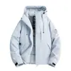 26188 Chaqueta de Algodón Invierno con Capucha Abrigo de Algodón Engrosado Cálido Moderna Casual Deportiva al Aire Libre Cortavientos Chaqueta de Algodón Venta al por Mayor