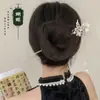 Grampo de Cabelo com Borla Estilo Antigo para Mulheres 2025 Novo Novo Grampo de Cabelo Chinoiserie Grampo de Cabelo Adorno de Cabeça Acessórios para Cheongsam Acessórios de Cabelo Chinoiserie