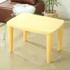 Venta Directa de Fábrica Mesa de Estudio Doméstica de Plástico, Mesa de Café Pequeña de Ocio para Sala de Estar, Mesa de Aprendizaje y Escritura para Bebés de Jardín de Infancia