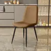 Mesa y Sillas de Comedor para Uso Doméstico, Taburetes Simples con Respaldo, Sillas de Comedor de Lujo Ligero 2026, Sillas de Comedor Minimalistas Italianas, Sillas Cuchara