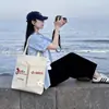 Bolsas de Lona 14A em Estoque para Entrega Rápida, Bolsas Tote de Ano Novo do Cavalo, Sacolas de Compras Ecológicas e Duráveis, Venda Direta da Fábrica, Personalizáveis