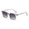 Gafas de sol cuadradas de estilo nuevo transfronterizas europeas y americanas, Gafas de sol de moda retro y modernas, Gama alta, Gafas de sol adelgazantes para caras grandes